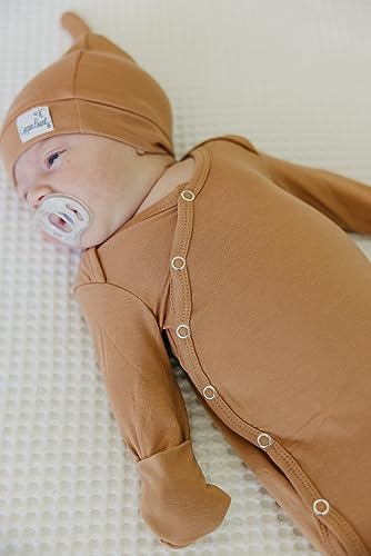 Adorable Newborn Gown Perfect for Growing Babies Copper Pearl