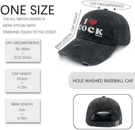 I Love Cocktails Funny Cowboy Link Hat for Men