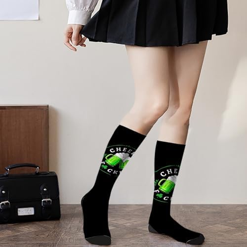 Cheers Fckers St Pattys Day Socks for Men Women