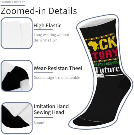 CasualGoalDelve DeepFun Teacher Socks Black History Month