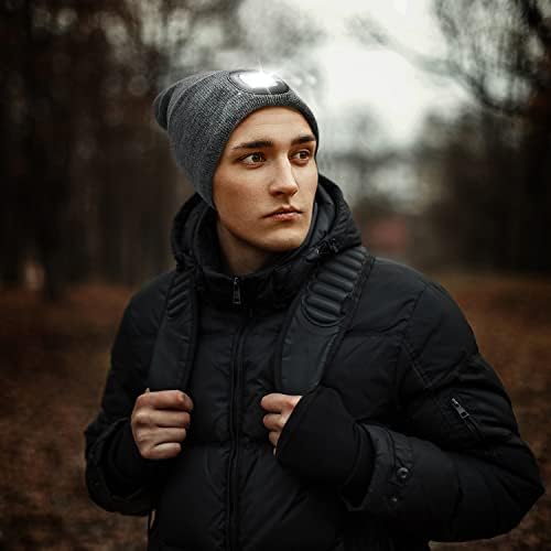 Etsfmoa Lighted Beanie Cap for Men Dad Father