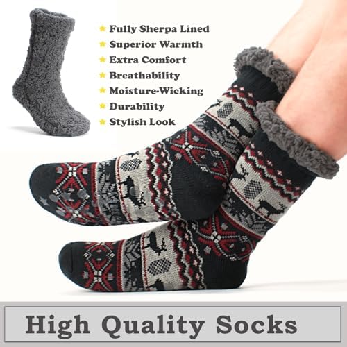 Comfortable Warm Mens Slipper Socks