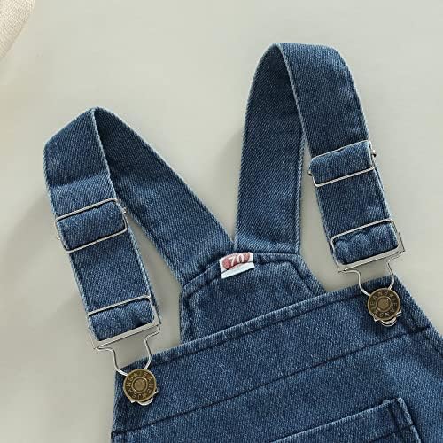 BULINGNA Boys and Girls Denim Romper for Summer