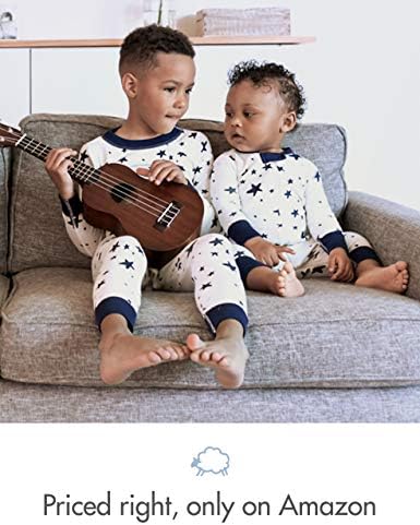 moonandback - Unisex Organic Cotton Footless Pajamas for Babies
