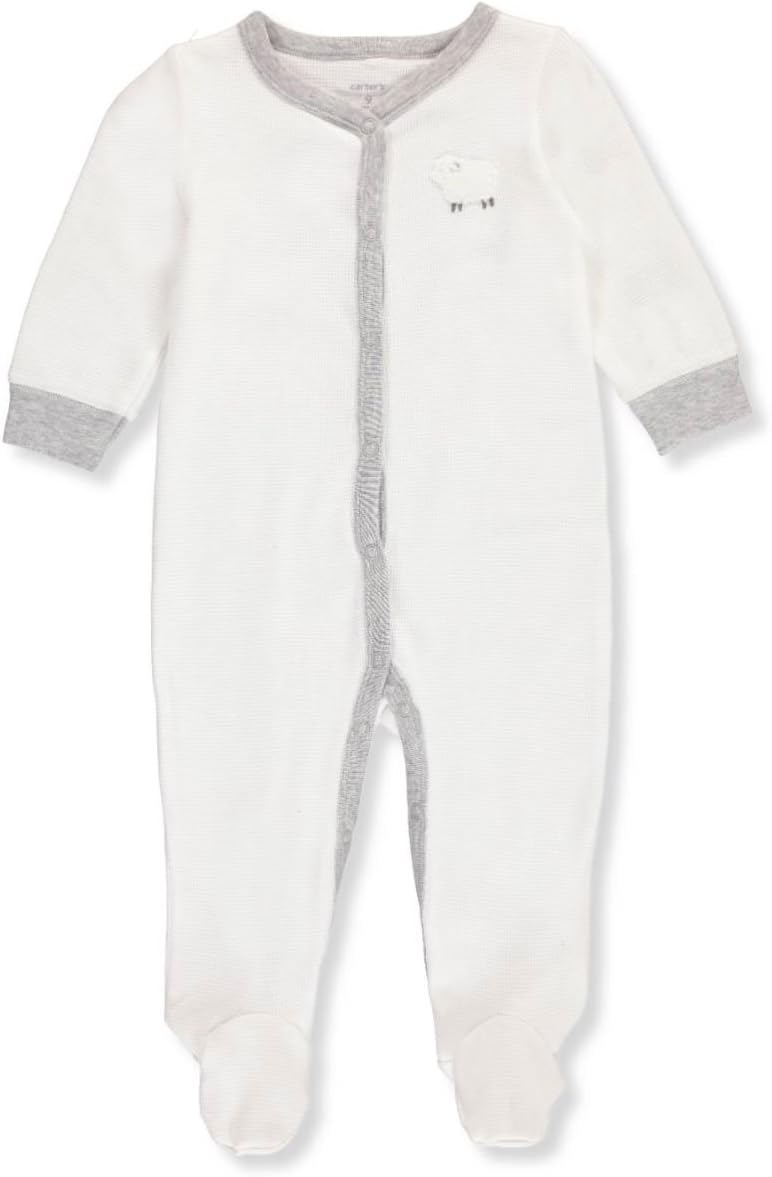 Perfect 3-Month Essentials for Carters Baby Unisex Sheep Sleep Play IvyGrey