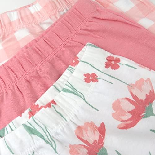 HonestBaby 3-Pack Organic Cotton Footed Pants Roomy Unlimited Play