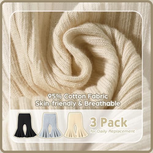 DREAM BUS 3 Pack Baby Girl Flare Pants with Bell Bottoms