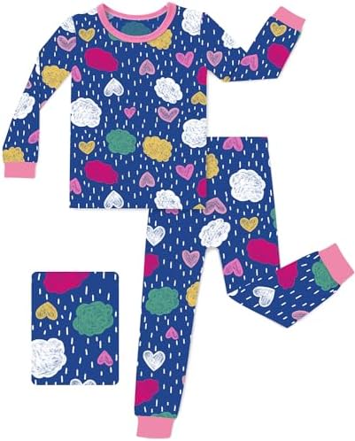Bamboo Viscose Toddler Girls Pajama Set