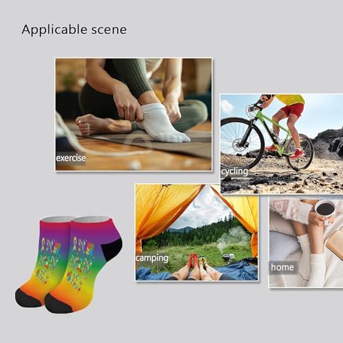 Coquettess Autism Puzzles for Men Hidden Messages Socks