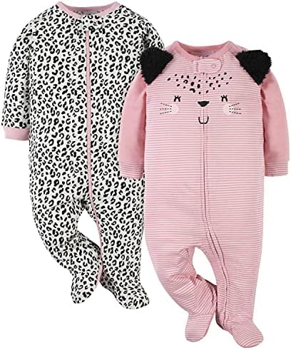 Gerber Baby Girls Sleep N Play 2-Pack