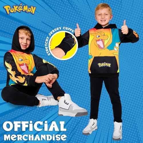 Pokemon Kids Warm Pikachu hoodie for Boys Teens