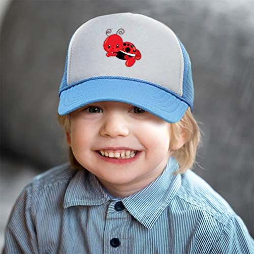 Perfect for Boys and Girls Adjustable Ladybug Truckers Hats