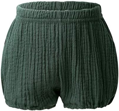 High-Quality Diaper Cover Linen Blend Shorts for Babies