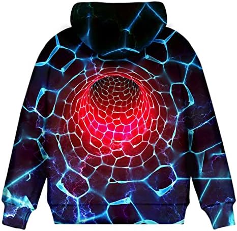 Neemanndy Kids Hoodie 3D Graphic Sweater with Pocket