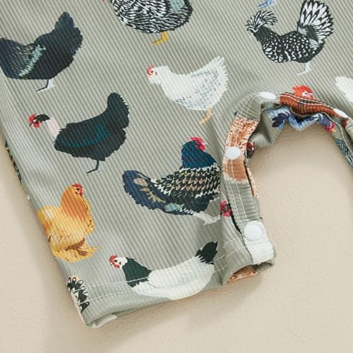 Soft Country Cow Romper for Babies