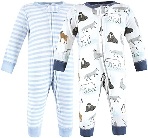 Hudson Baby Baby Cotton Sleep Play