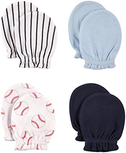 Luvable Friends Unisex Baby Cotton Scratch Mittens Soft Gentle and Comfortable