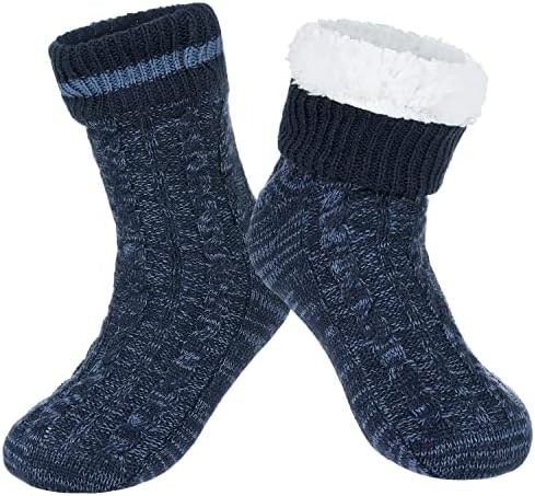 Winter Comfort Warm Fleece Slipper Socks for Men
