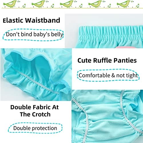 Baby Girls Cotton Bloomers Brief Soft Comfortable and Durable