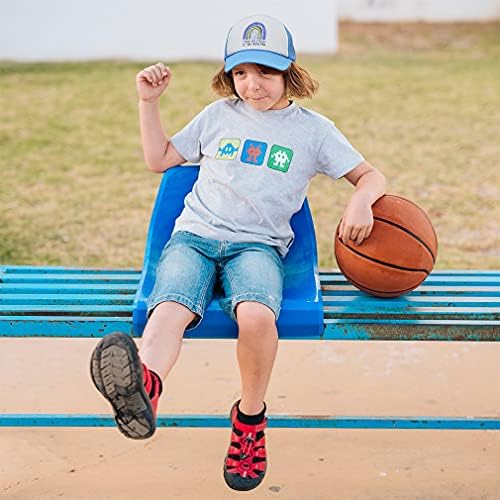 Kids Truckers Hat Rainbow Motivational