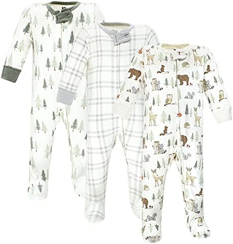Hudson Baby Baby Cotton Sleep and Play Set 1
