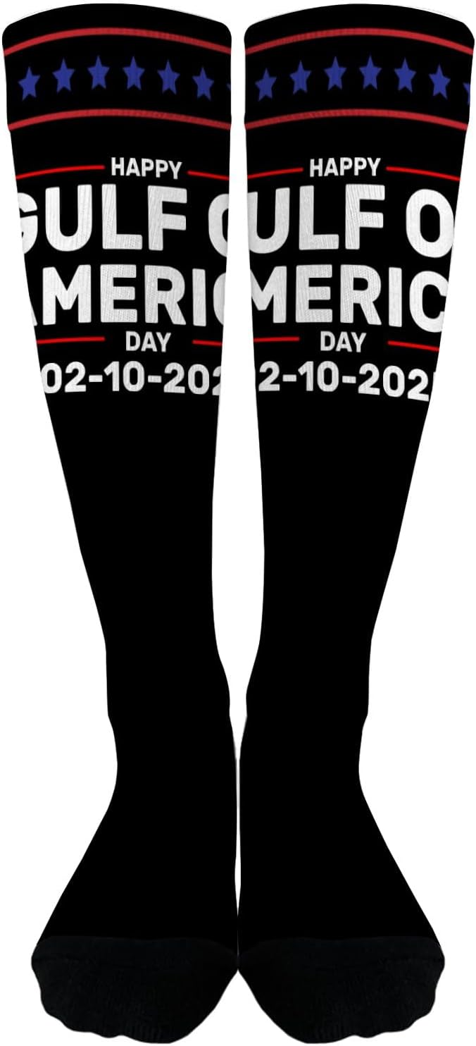 Happy Gulf Day Mens Discover Unique Dress Socks