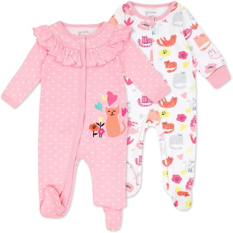 Adorable Organic Cotton Sleepers for Baby
