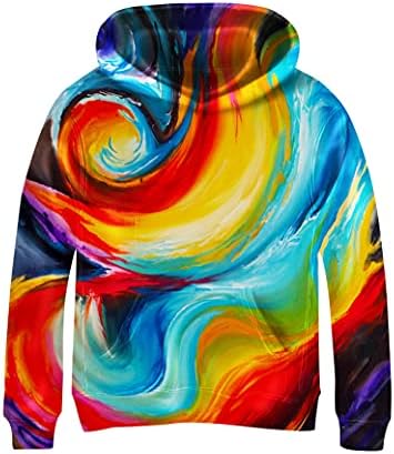 Linnhoy 3D Digital Printed Hoodie for Kids - Boys Girls