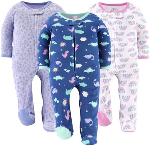 The Peanutshell Baby GirlsSleepers Rompers Soft Cozy Stylish for Newborns