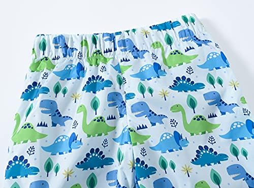 Cartoon Dinosaur Print Child Rain Pants