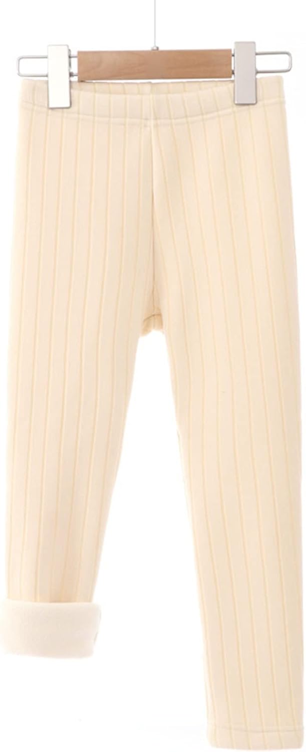 Kapsrqst Toddler Winter Full-Length Pants Soft Cotton for Boys and Girls