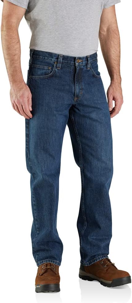 Comfort Style Carhartt Mens Relaxed Fit 5-Pocket Jeans