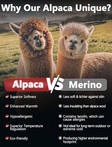 Alpaca Wool Thermal Socks for Warm Success in Winter Hunting