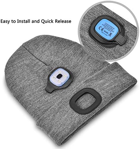 Etsfmoa Lighted Beanie Cap for Men Dad Father