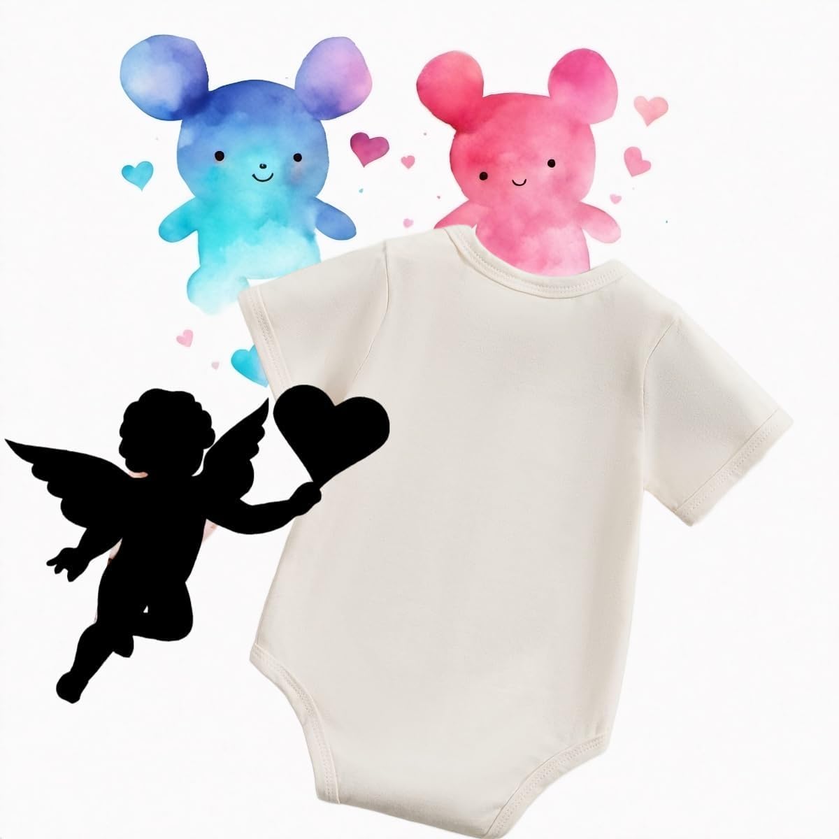 Newborn Baby Funny Logic Short Sleeve Bodysuit
