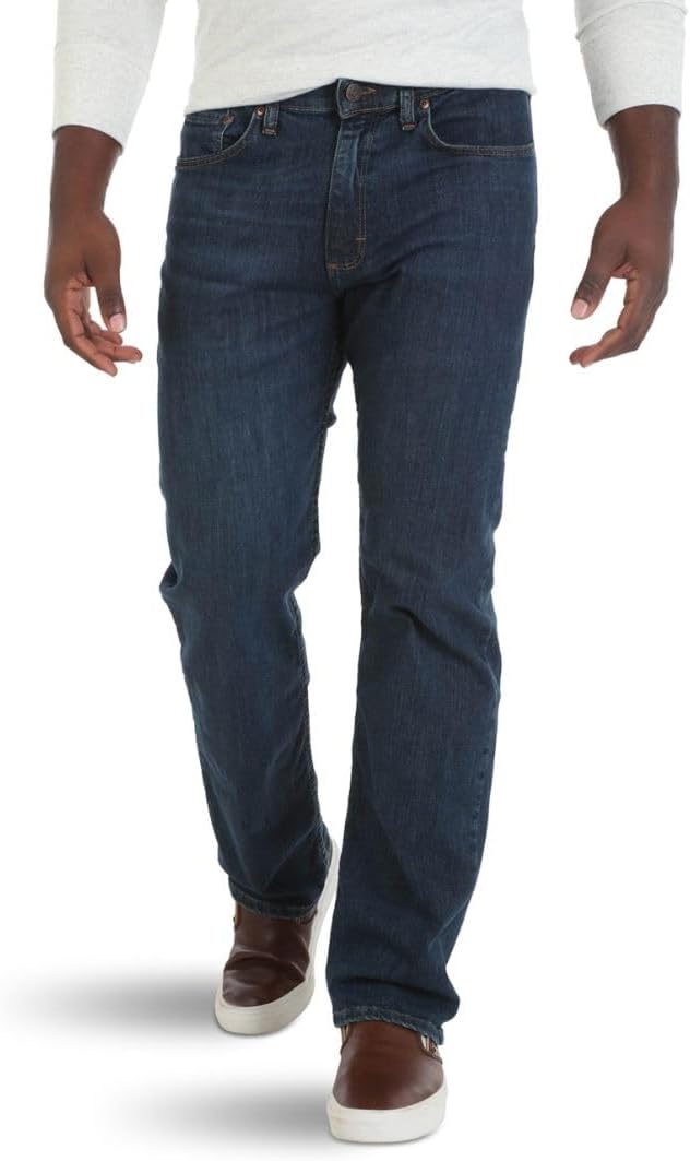 Mens Comfort Fit Waist Jeans
