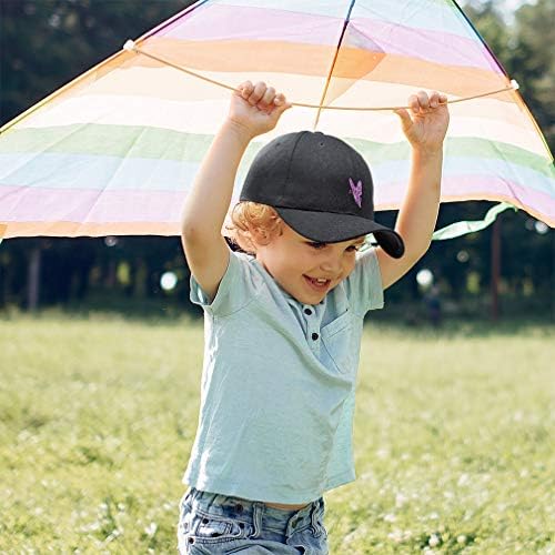 Cute Rascals Kids Toddler Baseball Cap Pink Butterfly Embroidery Adjustable Cotton