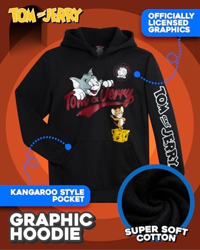 Tom Jerry Graphic T-shirt for Boys Cozy for Ages 820