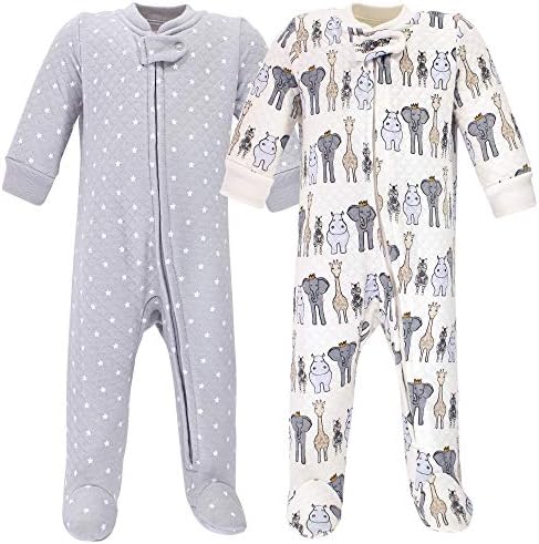 Hudson Baby - Quilted Sleep Play Set for Girl Soft Cozy Design