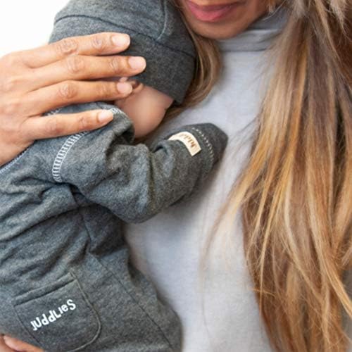 Secure Sleepigan for Baby - Charcoal Grey Unisex Machine Washable