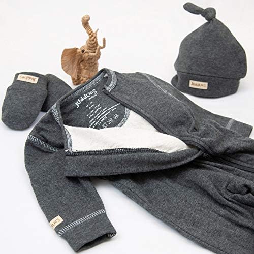 Secure Sleepigan for Baby - Charcoal Grey Unisex Machine Washable