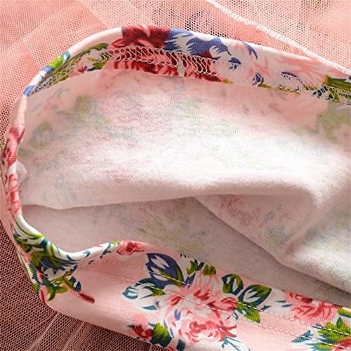 Floral Mesh Baby Girls Romper with Pants