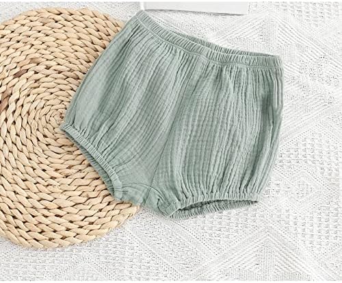 EISHOW Infant Soft Cotton Linen Bloomers 3-Pack