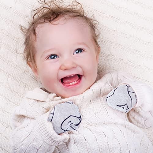 12-Pair Newborn Cuddle Mittens