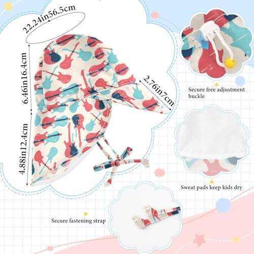 WIFIU Toddler Summer Bucket Hat for Girls Boys 2-4T