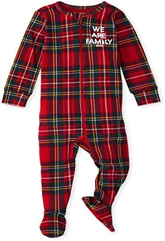The Childrens Place Baby Christmas Stretchie Blanket Sleepers Soft Cozy for Babies