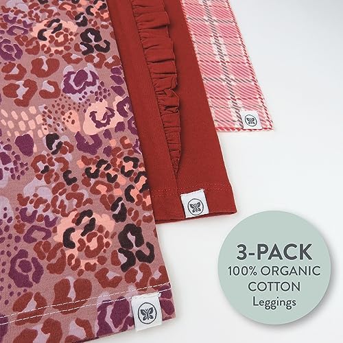 HonestBaby 3-Piece Organic Cotton Leggings for BabyGirls