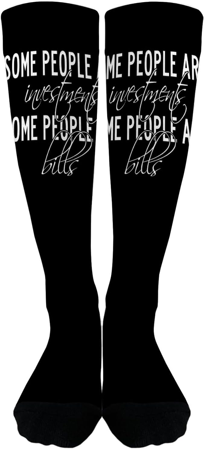 Funny Sarcastic Sayings Athletic Socks for Men Women Boys Unique Design