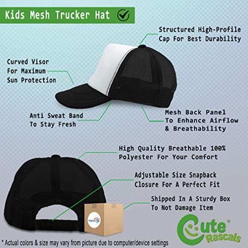 Perfect for Boys and Girls Adjustable Ladybug Truckers Hats