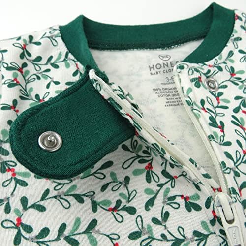 HonestBaby Baby 2-Pack Pajamas Top Bottom Set